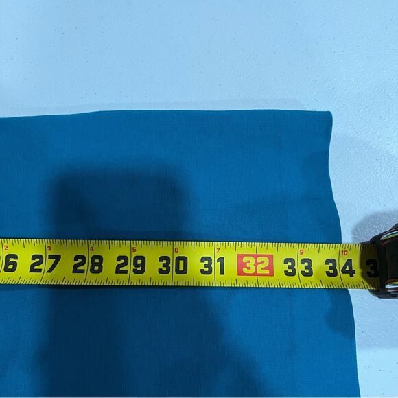 NWT Ann Taylor Womens Career Sleeveless Teal Ponte Knit Sheath Dress Open Back - Picture 9 of 9